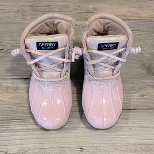 Sperry Toddler Girl Saltwater Duck Boot